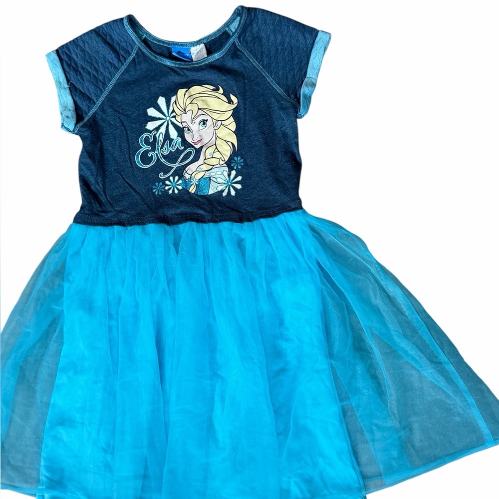 Disney Frozen Elsa girls youth pullover dress size 10